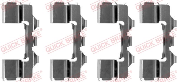 Accessory Kit, disc brake pad QUICK BRAKE 1091104