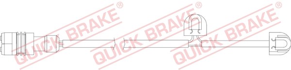 Warning Contact, brake pad wear QUICK BRAKE WS0347A