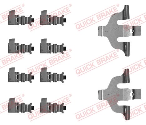 Accessory Kit, disc brake pad QUICK BRAKE 1090066