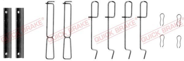 Accessory Kit, disc brake pad QUICK BRAKE 1091265