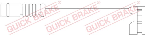 Warning Contact, brake pad wear QUICK BRAKE WS0228A