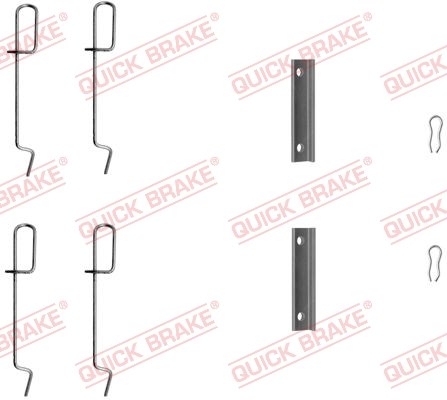 Accessory Kit, disc brake pad QUICK BRAKE 1091125