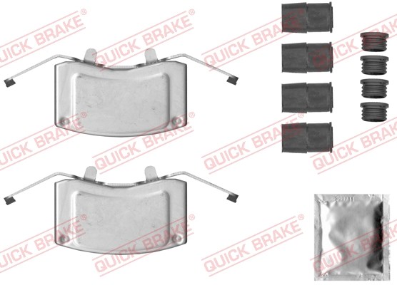 Accessory Kit, disc brake pad QUICK BRAKE 1090051