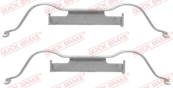 Accessory Kit, disc brake pad QUICK BRAKE 1091288