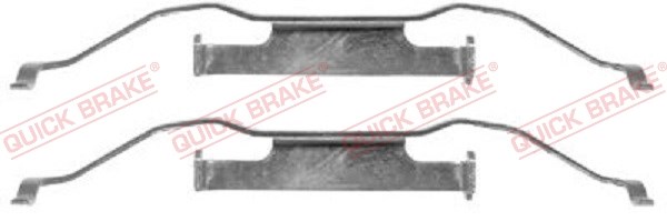 Accessory Kit, disc brake pad QUICK BRAKE 1091148