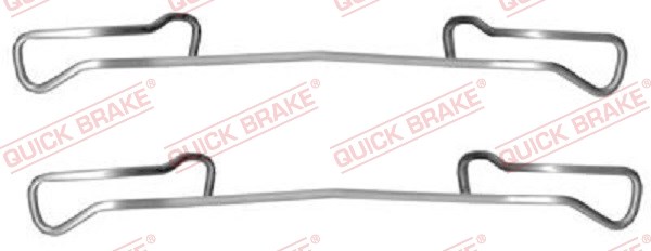 Accessory Kit, disc brake pad QUICK BRAKE 1091150