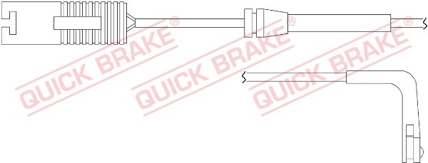 Warning Contact, brake pad wear QUICK BRAKE WS0164A