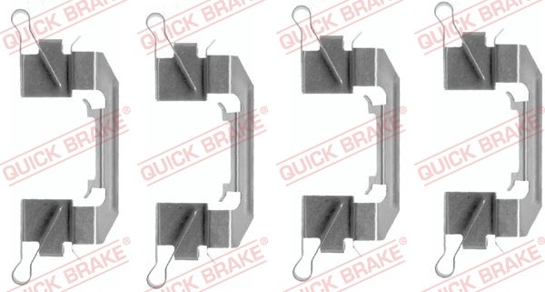 Accessory Kit, disc brake pad QUICK BRAKE 1091626
