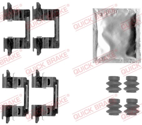 Accessory Kit, disc brake pad QUICK BRAKE 1091841