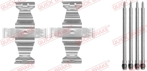 Accessory Kit, disc brake pad QUICK BRAKE 1091643