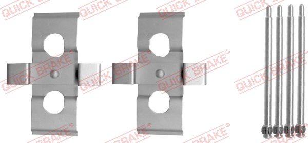 Accessory Kit, disc brake pad QUICK BRAKE 1091635