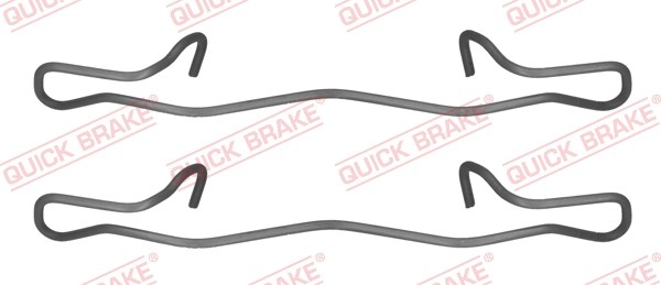 Accessory Kit, disc brake pad QUICK BRAKE 1091755
