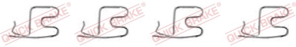 Accessory Kit, disc brake pad QUICK BRAKE 1091219