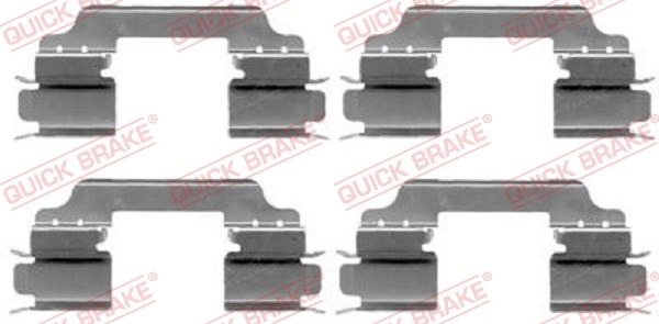 Accessory Kit, disc brake pad QUICK BRAKE 1091649