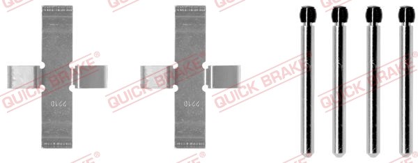 Accessory Kit, disc brake pad QUICK BRAKE 1090902