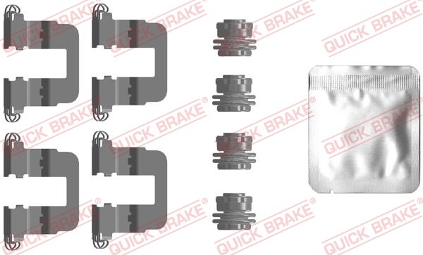 Accessory Kit, disc brake pad QUICK BRAKE 1090106