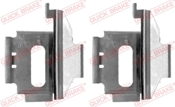 Accessory Kit, disc brake pad QUICK BRAKE 1091282