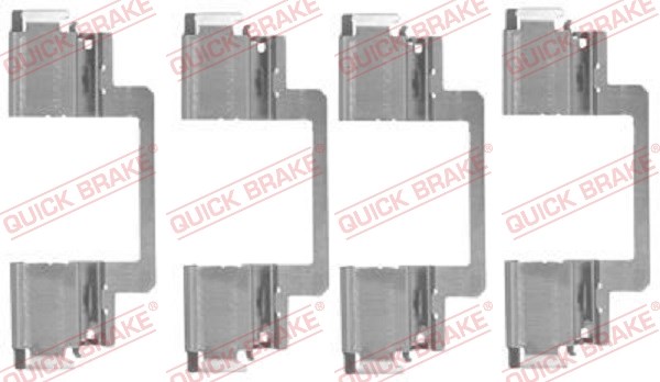 Accessory Kit, disc brake pad QUICK BRAKE 1091774