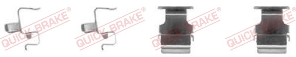 Accessory Kit, disc brake pad QUICK BRAKE 1091673