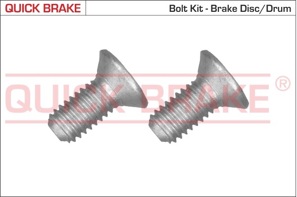 Screw Set, brake disc QUICK BRAKE 11671K