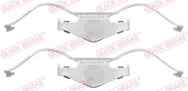 Accessory Kit, disc brake pad QUICK BRAKE 1091297