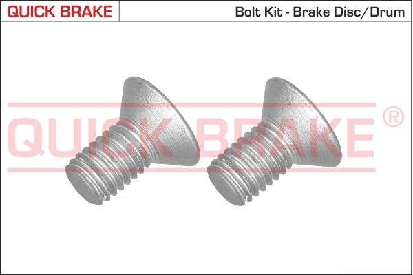Screw Set, brake disc QUICK BRAKE 11669K
