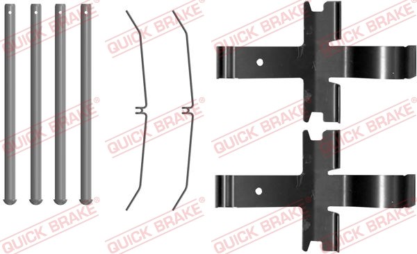Accessory Kit, disc brake pad QUICK BRAKE 1090081