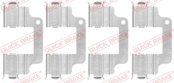Accessory Kit, disc brake pad QUICK BRAKE 1091740