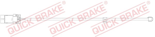 Warning Contact, brake pad wear QUICK BRAKE WS0315A