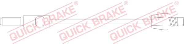 Warning Contact, brake pad wear QUICK BRAKE WS0215A