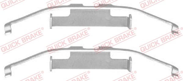 Accessory Kit, disc brake pad QUICK BRAKE 1091097