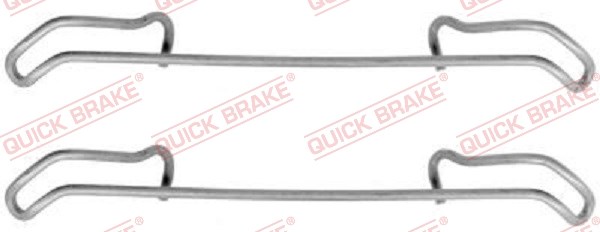 Accessory Kit, disc brake pad QUICK BRAKE 1091056