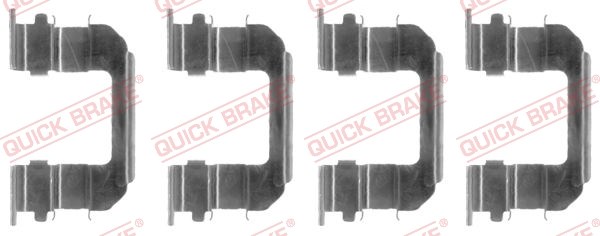 Accessory Kit, disc brake pad QUICK BRAKE 1091287