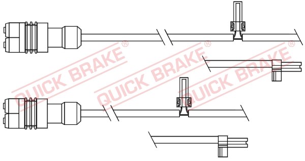 Warning Contact, brake pad wear QUICK BRAKE WS0343A