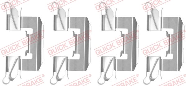 Accessory Kit, disc brake pad QUICK BRAKE 1091772