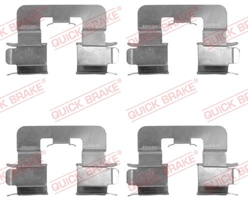 Accessory Kit, disc brake pad QUICK BRAKE 1091741