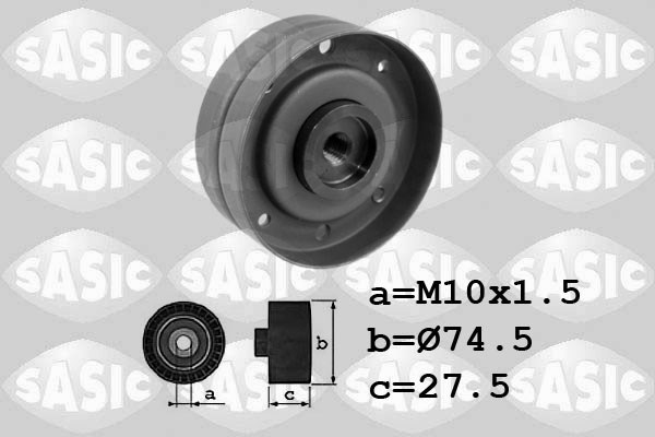 Deflection/Guide Pulley, timing belt SASIC 1706067