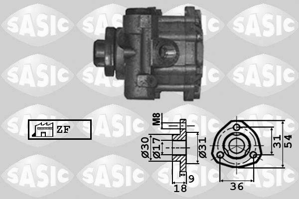 Hydraulic Pump, steering system SASIC 7076031