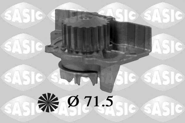 Water Pump, engine cooling SASIC 2011A81