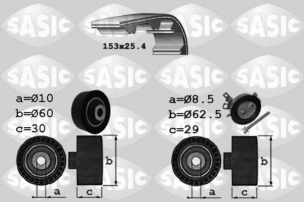 Timing Belt Kit SASIC 1750029
