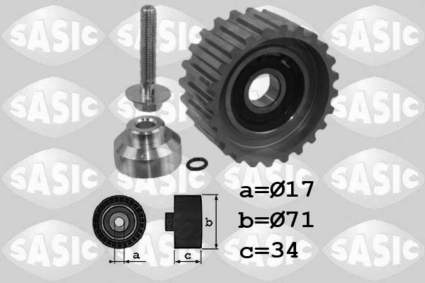 Deflection/Guide Pulley, timing belt SASIC 1706025