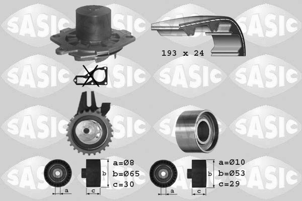 Water Pump & Timing Belt Kit SASIC 3906005
