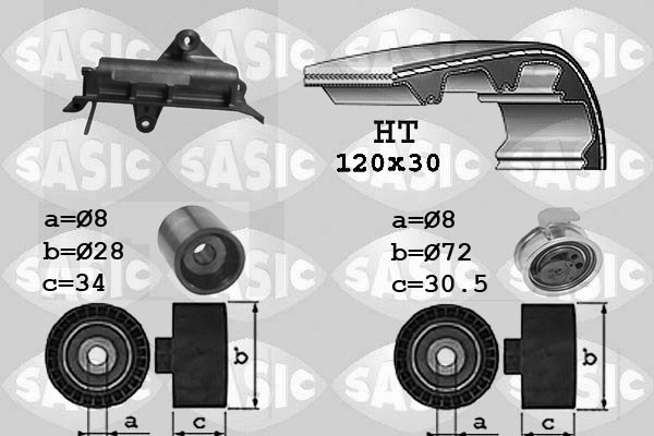 Timing Belt Kit SASIC 1756020