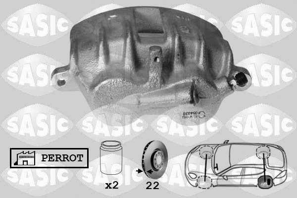 Brake Caliper SASIC SCA6582