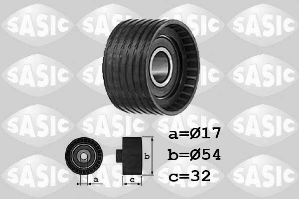 Deflection/Guide Pulley, timing belt SASIC 1704009