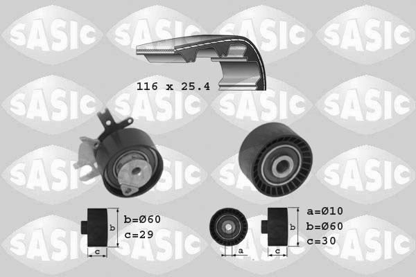Timing Belt Kit SASIC 1750014