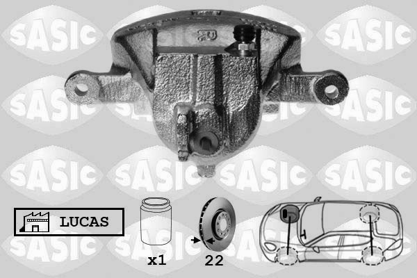 Brake Caliper SASIC 6506145