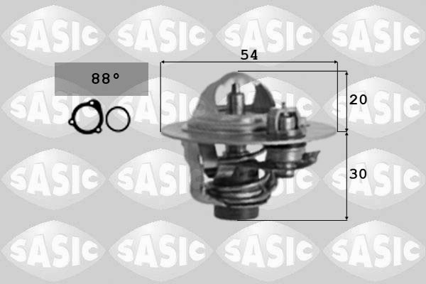 Thermostat, coolant SASIC 9000298