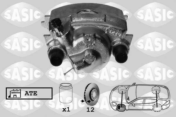 Brake Caliper SASIC SCA6196