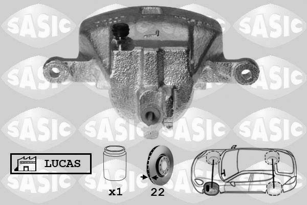 Brake Caliper SASIC 6506144